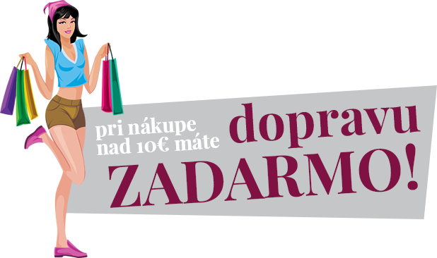 Doprava zadarmo nad 10€ Doprava zadarmo nad 10€