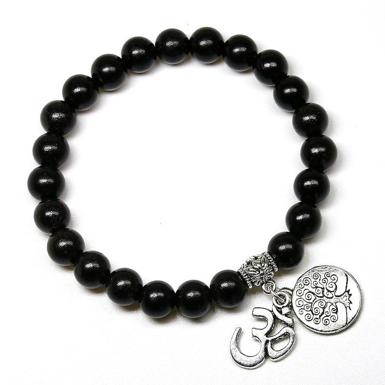 Buddha náramok s príveskom Siedma čakra a Strom života – Obrázok 3